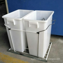 Kitchen white Pull Out Kitchen Waste Bin